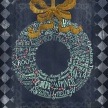 Title: Chalk Christmas – WreathArtist: Studio Voltaire Medium: Digital Image Number: HL 0848 SV Size: 16 x 20